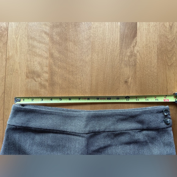 Lauren Ralph Lauren, 100% Wool, Lined Wide Leg Pant. Brown/Camel Tweed, Size 8 - Picture 7 of 9